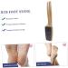 Healeved Sole File Safe Foot Skin Trimmer Foot Care Tool Accessory Wooden Foot Exfoliator Foot File Heel Foot Scrubber Handle Nursing Glass Scrubber Glass Scraper Folder Plastic Feet - Buy Online on GoSupps.com