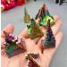 Home 1pcs Natural Bismuth Tower Metal Pyramid Stones Gemstone Reiki Stone Collection Home Decor Crystals Full of Texture (Size : 10-20g)