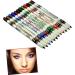 NOLITOY 12 Eyeliner Pencil Flash Suit Glitter Eyeliner Eye Shadow Cosmetic Pencils Set Water Proof Lip Liner 1 count (Pack of 1) As Shown - Buy Online on GoSupps.com