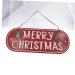 Yardenfun Ornament Christmas Hanging Decoration Christmas Door Decorations House Number Decorative Items Iron - Buy Online on GoSupps.com