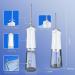 Portable Water Dental Flosser - Cordless Rechargeable Oral Irrigator for Travel | 40-140 PSI Teeth Cleaning IPX7 Waterproof (White - Buy Online on GoSupps.com