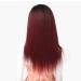 SHIYID African American Wigs for Black Women - Red Straight Lace Wig | Premium Synthetic Hair - Buy Online on GoSupps.com