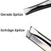 Sonnenschein by Hans Kniebes Eyebrow Tweezers 4 Stainless Steel Tweezers for Plucking Hair and Removing Blackheads for Precise Facial Care 4er Set - Buy Online on GoSupps.com