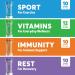 Nuun Complete Pack Sport  Vitamins  Immunity  and Rest Hydration Drink Tablets  Mixed  42 Piece Set - Buy Online on GoSupps.com