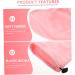 DRESSOOS 1 Pair Wax Warm Foot Cover Insulation Plush Bath Mat Pink 28X20X0.9CM Pink - Buy Online on GoSupps.com