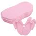 Beavorty 12 Pairs Eva Foam Slippers Disposable Slippers Pedicure Slippers Womens White Slides White Womens Sandals Foldable Travel Slippers Disposable Pedi Slippers Pedicure Supply Manicure