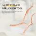 Curved Eyelash Applicator Tool - Stainless Steel DIY Cluster Lash Tweezers for Eyelash Extensions | Mayhug - Buy Online on GoSupps.com