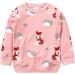 Girls Sweatshirt for Kids Cotton Top Casual Jumper Girl T Shirt Toddler Clothes Long Sleeve Pullover Age 1-12 Years