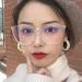 Buy GXFCAI Vintage Transparent Computer Glasses - Anti Blue Light Round Frames for Clear Vision - Buy Online on GoSupps.com