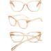 Koosufa Women's Large Cateye Anti-Blue Light Reading Glasses - Horn-Rimmed Anti-Tired 0.0 to 4.0 Strength Options - Stylish & Comfortable Eyewear for Fashionable Cat Lovers - Buy Online on GoSupps.com