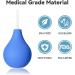 TopQuaFocus Enema Bulb Kit - 8oz Capacity with 4 Replaceable Nozzles (Blue) - Anal Vaginal Douche for Men and Women - Buy Online on GoSupps.com