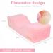 Eyelash Extension Neck Pillow with Cover - Beauty Salon Grafting Curve Pillow for Sleeping Support - Pink (20x8x4.7in) - Buy Online on GoSupps.com