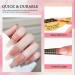 Rechoo Builder Gel 15ML Orange-Pink Set with 50pcs Nail Forms - Nail Extension & Strengthening Builder Gel - Buy Online on GoSupps.com