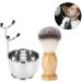 Men's Beard Care Set - Professional Stainless Steel Razor Kit Soap Peel Frame Stand & Brush - Perfect Gift for Friends - Buy Online on GoSupps.com
