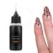 Nail Rhinestones Glue Gel Nail Gems and Rhinestones Adhesive Sealing No Wipe Gel Glue for Nails No Wipe Adhesive Filler Sealing Glue for Gems Diamonds Jewelry Gel Nail Polish Decoration