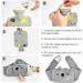 TimesetL Heat Bottle with Soft Plush Cover - Rubber Hot Water Bottle for Pain Relief | Gray Ideal for Belly Back & Legs - Buy Online on GoSupps.com
