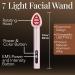 7 Color Red Light Therapy Wand for Face & Neck - LED Light Therapy for Skin Care Anti-Aging & Microcurrent Treatment - Buy Online on GoSupps.com