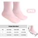 Silicone Moisturizing Socks 1 Pair Long Soft Gel Socks Anti Slip Women Foot Mask Socks Spa Pedicure for Dry Cracked Feet Softening Calluses Rough Skin L Silicone Moisturizing Socks Pink - Buy Online on GoSupps.com