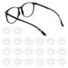 Wllhyf 10 pair of anti-slip glasses ear hooks silicone glasses ear handle transparent round glasses ear pads comfort glasses brackets cover for sports glasses sunglasses reading glasses