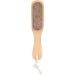 Foot Brush & Pumice Stone with Handle Wooden Foot Bristle Brush Pumice Stone Foot Callus Remover Double Sided Foot Scrubber for Men & Women - Buy Online on GoSupps.com