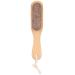 Wooden Foot Brush Pumice Stone Foot Callus Remover Double Sided Foot Scrubber