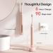 JIMOK Sonic Electric Toothbrush for Adults - Pink 3 Dupont & 3 Toray Brush Heads 90 Days Use 5 Modes Extra Brush & Wall Adapter - Shop Internationally - Buy Online on GoSupps.com
