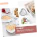 Zerodeko 8 Pcs Heart Cake Mold Cake Mould Baking Trays for Oven Deep Baking Pans for Oven Roasting Pan Lasagna Pan Flat Skillet Cake Decorating Stencils Aluminum Alloy Paper Cup Bakeware 15.3X14.8X5.3CMx4pcs Silverx4pcs - Buy Online on GoSupps.com