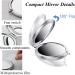 PLITI Glamma Definition Grandma Compact Mirror | Grandchildren Birthday Gift | Funny Pocket Mirror - Buy Online on GoSupps.com