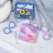Fashionable Travel Set - CLOXKS Contact Lens Etui Mini Pocket Container & Mirror - Random Color 1pcs - Buy Online on GoSupps.com