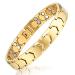 Titanium Men's Magnetic Bracelets Pure Titanium (Light) Double Powerful Magnet Bracelets Eliminate Static Electricity (Gold Bracelet)