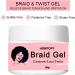 Braid Gel - Edge Braid Balm Lock Gel Tames and Smooths Frizz Strong Hold Hair Gel for All-Day Locks Edge Braid and Twist Styling Hondony - Buy Online on GoSupps.com