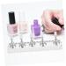 ABOOFAN 1 Set Nail Stands for Press on Nail Stand for Painting Nails Nail Stand for Press on Nail Practice Stand Nail Painting Stand Fake Nail Holder Exercise Rack Symphony Magnet 10.4x3cm As Shown - Buy Online on GoSupps.com