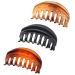 Luckycivia 6 PACK Large Plastic Hair Claw Clips (4 inch) - Strong Hold & Non-Slip Barrettes for Women, Lady, Girls - Fashion Hair Accessories - Buy Online on GoSupps.com