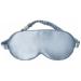 Yunchi 100% sleeping mask silk women men men comfort bio satin sleeping glasses silk sleeping eye mask eye mask 19 momme pure mulberry lide fabric blindfold for sleeping (baby blue)