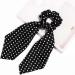 Hair Scrunchies Scarf Hair Ties 2 in 1 Vintage Ponytail Holder with Bows Hair Scrunchy Accessories Ropes for Women - Buy Online on GoSupps.com