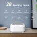White Noise Machine with 28 Natural Soothing Sounds Rechargeable Portable Sound Machine withTimer Volume Control Sleep Therapy for Baby Kids Adults for Travel Office Home - Buy Online on GoSupps.com