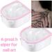 JUNEYE 2-piece set of pink nail soaking bowls nail spa bowls nail art removers soaking therapy bowls for nail art spa tools - Buy Online on GoSupps.com