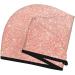 Hair Towel Wrap - Quick-Dry Turban with Button | Rose Gold Glitter Hair Drying Towel - Buy Online on GoSupps.com
