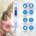 ADORIC Digital Waterproof Medical Thermometer - Fever Warning, Bright Blue White-Blue - Buy Online on GoSupps.com