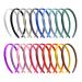 20 Pieces Satin Headbands Candy-Colored Cloth Headbands Thickened Headbands DIY Headband Materials Hair Accessories Suitable for Happy Parties Performances (20 Colors)