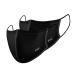 P.A.C.Lightweight 2 Pack Premium Community mask mouth and nose mask makeshift mask super thin everyday mask washable up to 90 simply raise oeko-tex 100 reusable 2 pieces (1 Pack) Total black + total black
