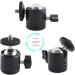 EXMAX 360 Swivel Mini Tripod Ball Head for DSLR Camera and Camcorder - Aluminum Alloy, 1/4 Screw Mount Base - Ideal for Hiking, HTC Vive - Black - Buy Online on GoSupps.com