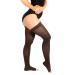 RIEMTEX PREMIUM compression stockings class 2 CCL2 23-32 mmHg with open toe thigh highs women men brown size 3
