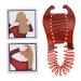 DIY Bendable Plastic Hair Comb Ponytail Hair Styling Tool Modern Banana Clip Interlocking Comb French Side Comb For Women Girls 1