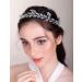 Chargances Bride Wedding Rhinestone Hair Vine Bridal Purple Hair Piece Crystal Headband Hair Accessories for Women and Girls (Purple) - Buy Online on GoSupps.com
