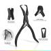 EHDIS Hair Extension Beading Tool Kit - Stainless Steel Micro Link Bead Closer and Remover Pliers Set for Hair Extensions - Includes Beads Pulling Hook & Micro Ring Loop Tool (Black) - Buy Online on GoSupps.com