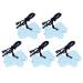 Sensory Chew Necklace for Kids - 5pcs Silicone Teether Set for Boys and Girls | Teething Toys for Gum Massage and Oral Sensory Relief - Chewy Necklaces Biting Aid (Light Blue) - Buy Online on GoSupps.com