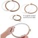 Piutouyar 3 Piece Round Embroidery Hoop Set - Imitated Wood Display Frames for Art, Craft, Sewing - Circle Cross Stitch Hoop Rings - Hanging Ornaments Decor - 4, 6.7, 8.4 Inches - Buy Online on GoSupps.com