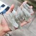 Natural Crystal Rough 1pcs 40-80g Natural Green Crystal Stone Quartz Gravel Rough Rock Raw Gem Stone NaturalCrystal JIANFENYIN
