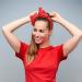 WantGor Bow Headbands for Women - 2 Big Bowknot Hair Hoops - Knotted Wide Turban Headbands - Black Red Hair Accessories - Buy Online on GoSupps.com